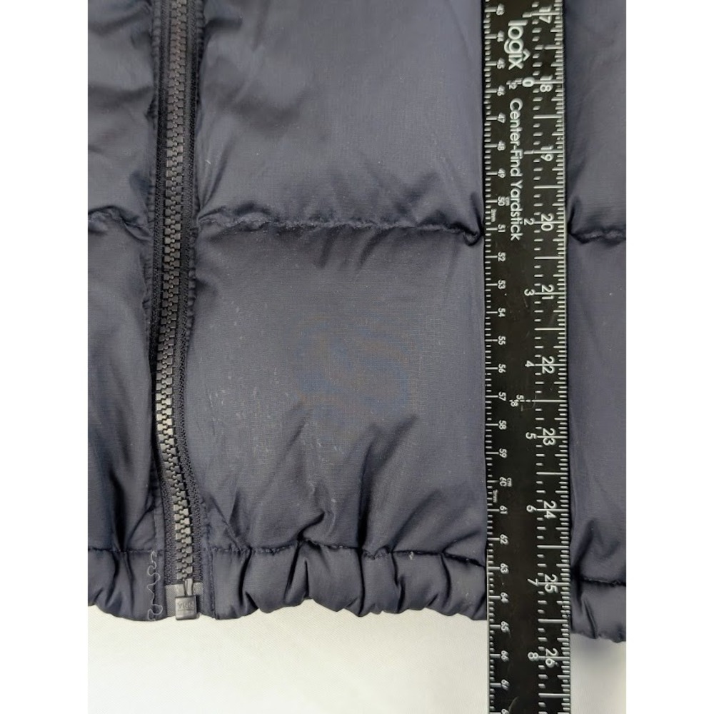 The North Face Nuptse 600 Fill Down Puffer Jacket Women's XL Dark Navy Hooded - Picture 11 of 16